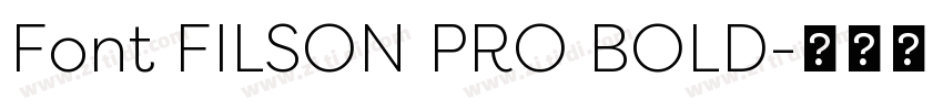 Font FILSON PRO BOLD字体转换 Font FILSON PRO BOLD字体转换